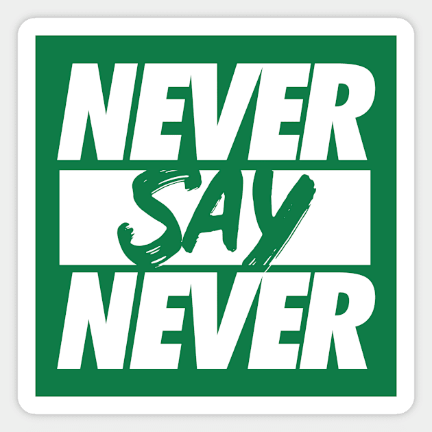 Never Say Never. Magnet by Sgt_Ringo